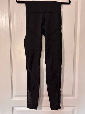 Lululemon Leggings with Mesh panels
